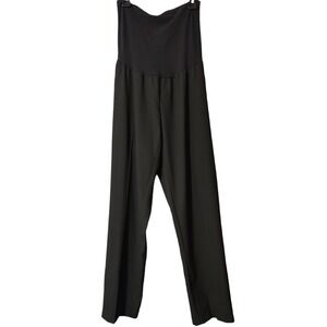Motherhood Maternity Pants Size M Women Secret Fit Belly Black Straight Leg New